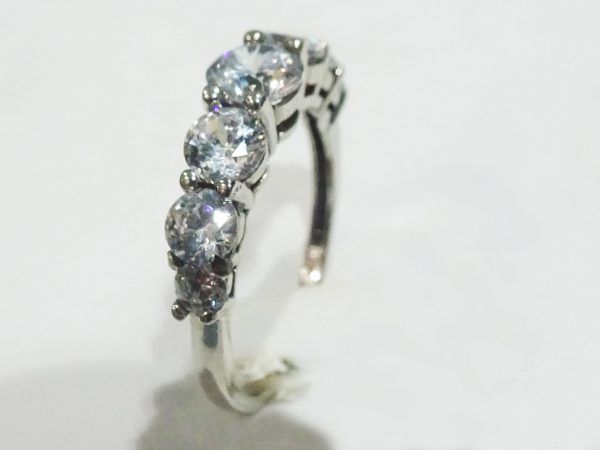 Anello in argento 925 - Nichel free - anallergico - Zirconi