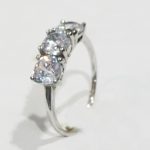 Anello in argento 925 - Nichel free - anallergico - Zirconi