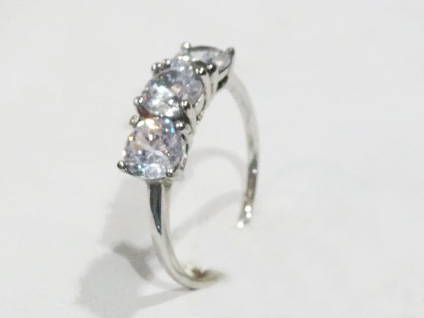Anello in argento 925 - Nichel free - anallergico - Zirconi