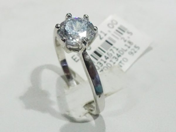 Anello in argento 925 - Nichel free - anallergico - Zircone