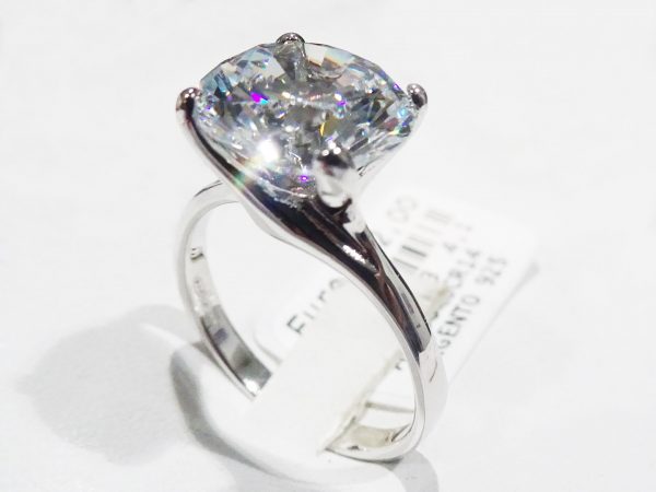 Anello in argento 925 - Nichel free - anallergico - Zircone