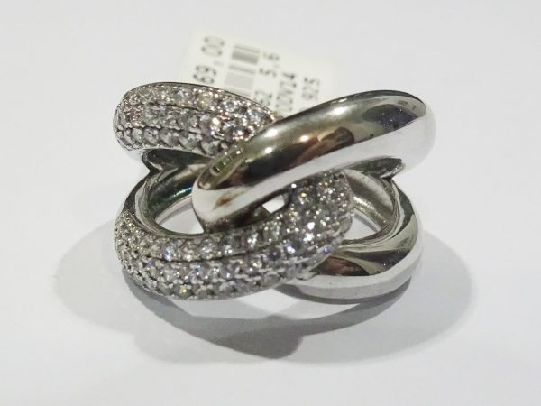 Anello in argento 925 - Nichel free - anallergico - Zirconi