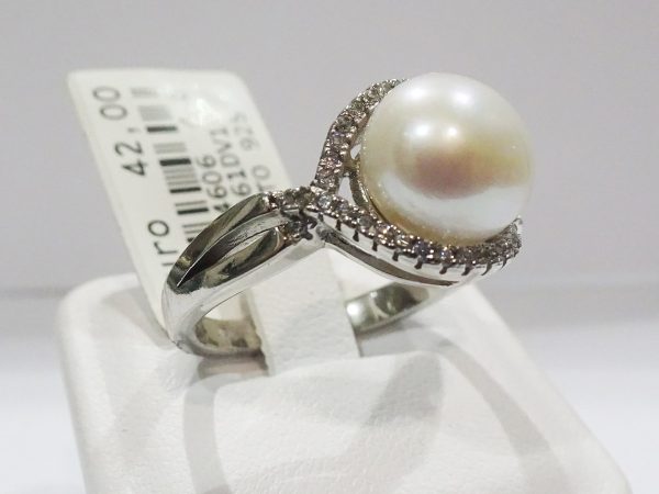Anello in argento 925 - Nichel free - anallergico - Perle