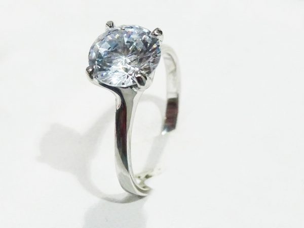 Anello in argento 925 - Nichel free - anallergico - Zircone