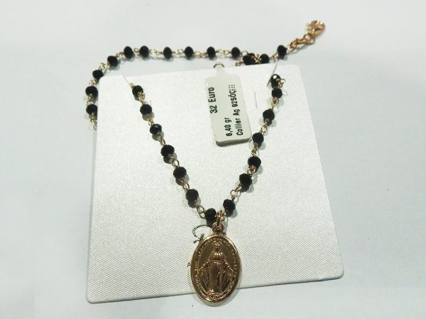 Collana in argento 925 - Immagine sacra: Madonna