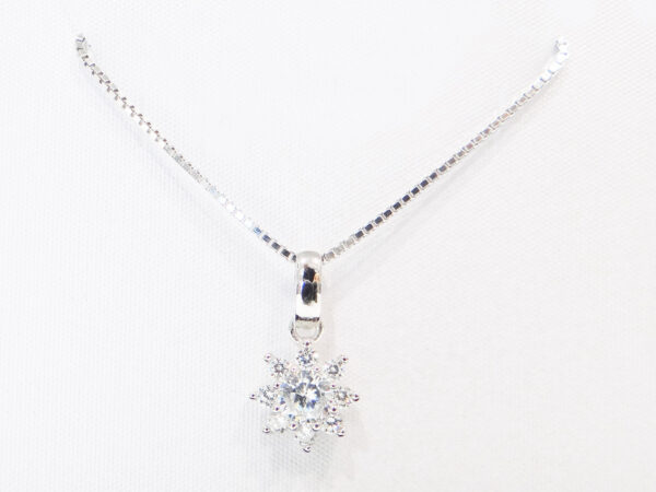 Collana in argento 925 - con zircone