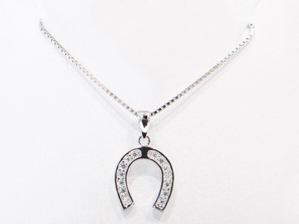 Collana in argento 925 - ferro di cavallo