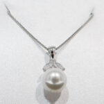 Collana in argento 925 - Perla e zirconi