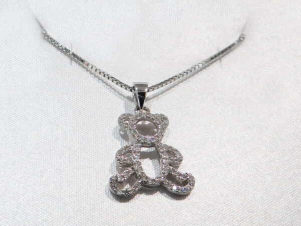 Collana in argento 925 - orsetto