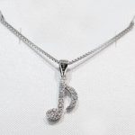Collana argento 925 - Nota musicale