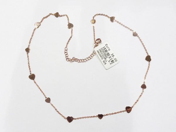 Collana in argento 925 - Cuori