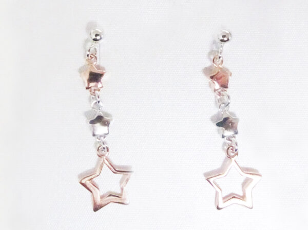 Orecchini in argento 925 anallergici - Stelle