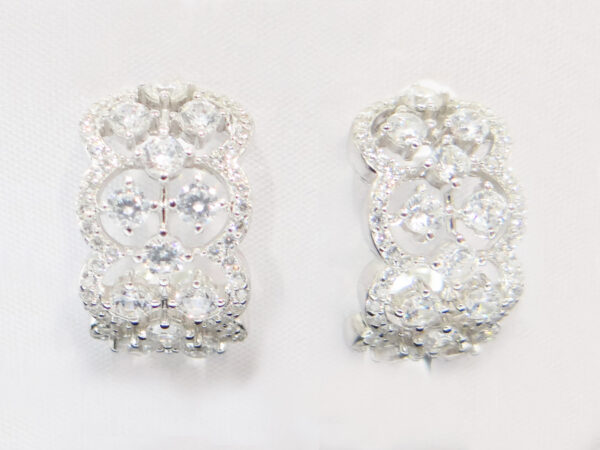Orecchini in argento 925 - Nichel Free - anallergici - Zirconi