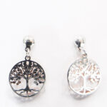 Orecchini in argento 925 anallergici - Albero della vita