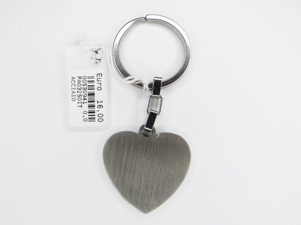 Portachiavi in acciaio - Cuore