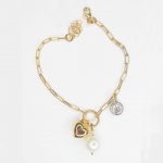 Bracciale in argento 925 con perlina in acqua dolce