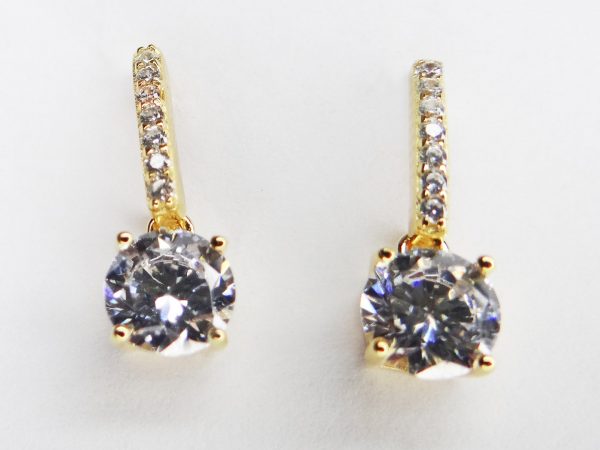 Orecchini in argento dorato