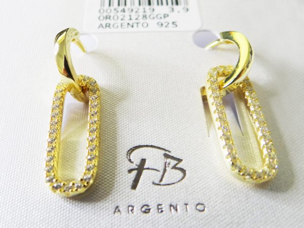 Orecchini in argento 925 dorato