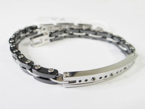 Bracciale in acciaio uomo