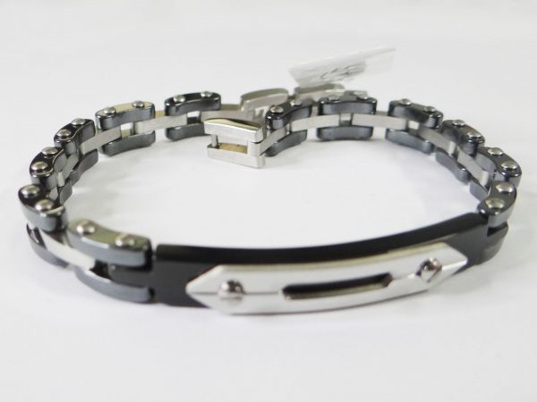 Bracciale in acciaio uomo